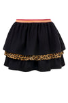 Meisjes 3 Layered Skirt van Little Looxs in de kleur Navy in maat 128.