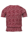 Meisjes Girls woven wrap top van Looxs in de kleur Pink Panther in maat 164.