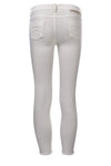 Meisjes Girls white denim skinny van Looxs in de kleur Off White in maat 164.
