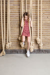 Meisjes Girls maxi dress van Looxs in de kleur Pink Panther in maat 164.