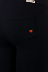 Meisjes Little flared pants van LOOXS Little in de kleur Navy in maat 128.