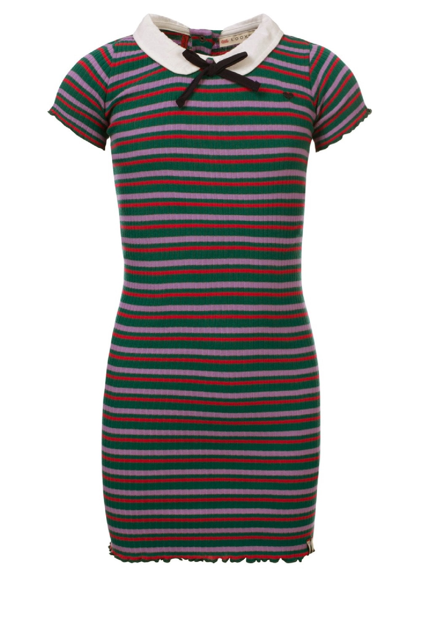 LOOXS Little Little rib collar dress s