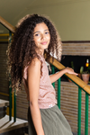 Meisjes Girls top van Looxs Revol. in de kleur Coral in maat 164.