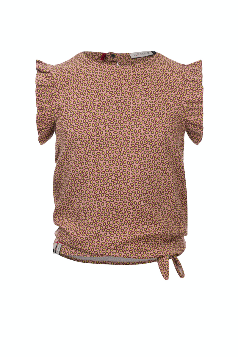Meisjes Girls top van Looxs Revol. in de kleur Coral in maat 164.