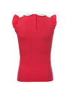 Meisjes Little top with collar van Little Looxs in de kleur Rose in maat 128.