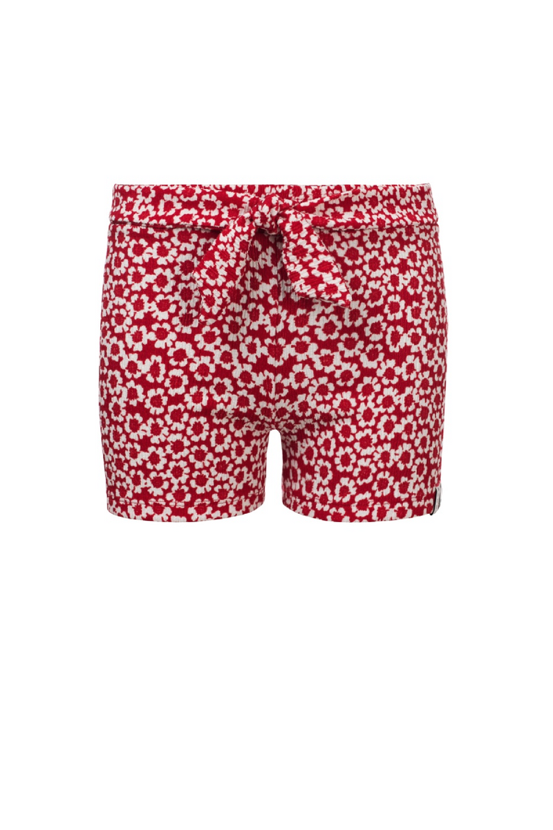 Meisjes Little woven short van Little Looxs in de kleur Floral Ao in maat 128.