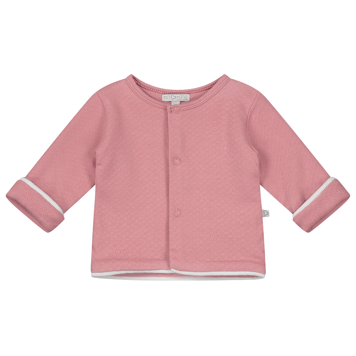 Mats&Merthe Vest daisy met zakken Newborn