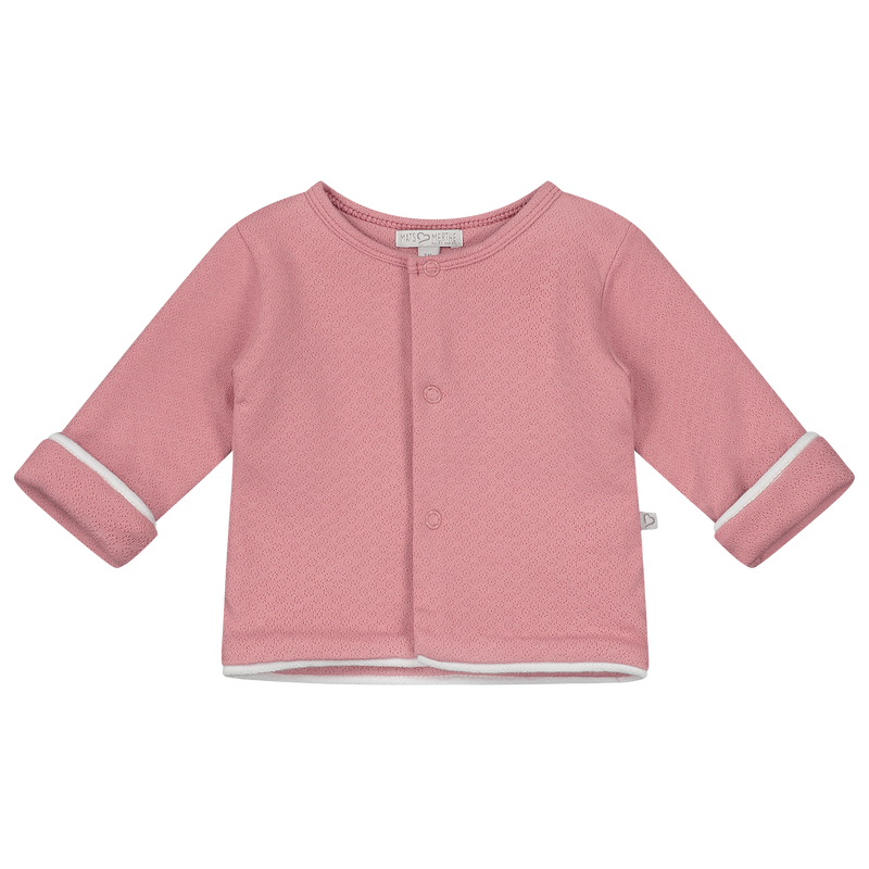 Mats&Merthe Vest daisy met zakken Newborn