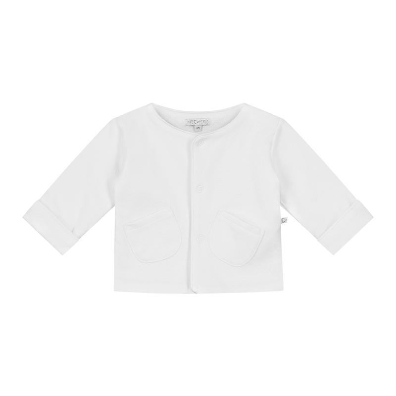 Mats&Merthe Vest daisy met zakken Newborn