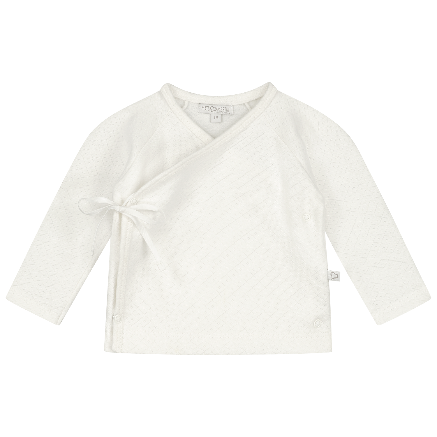 Mats&Merthe Benthe Wrap cardigan OFF WHITE