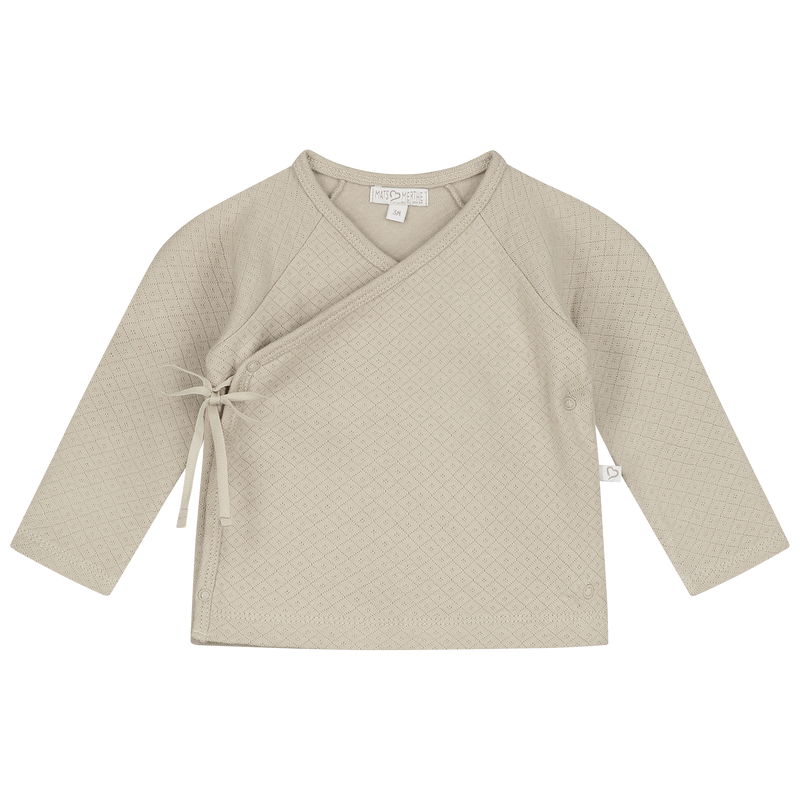 Mats&Merthe Benthe Wrap cardigan SAND