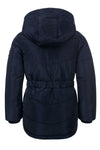 Meisjes Girls Parka outerwear jacket van Looxs in de kleur Midnight in maat 164.