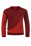 Meisjes Girls sweater van Looxs in de kleur Merlot in maat 164.