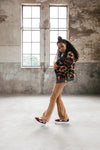Meisjes Girls knitted cardigan van Looxs in de kleur Camel in maat 164.