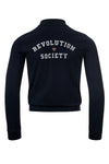 Meisjes Girls Cardigan van Looxs in de kleur Midnight in maat 164.