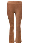 Meisjes Girls velvet rib flare pants van Looxs in de kleur Camel in maat 164.