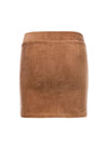 Meisjes Girls velvet rib skirt van Looxs in de kleur Camel in maat 164.
