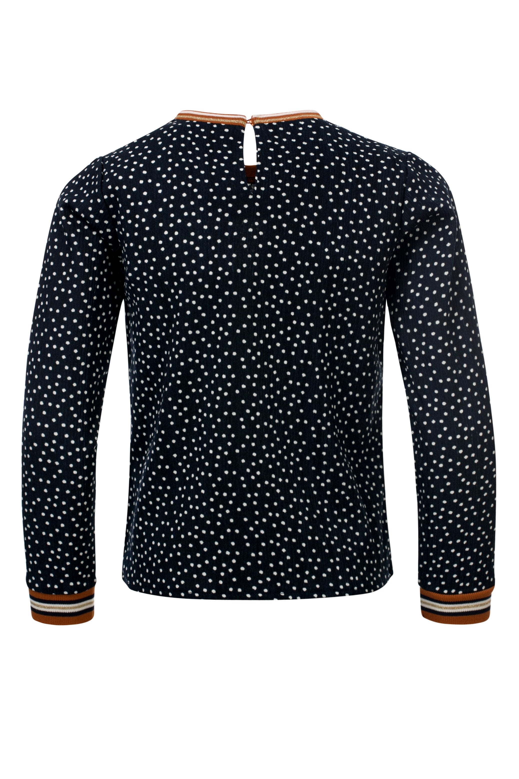 Meisjes Little top l.sleeve van Looxs Little in de kleur Navy in maat 128.