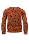 Meisjes Little top l.sleeve van Looxs Little in de kleur Caramel in maat 128.