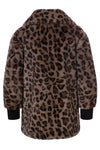 Meisjes Little fancy jacket van Looxs Little in de kleur Leopard AO in maat 128.
