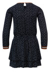 Meisjes Little dress l.sleeve van Looxs Little in de kleur Navy in maat 128.