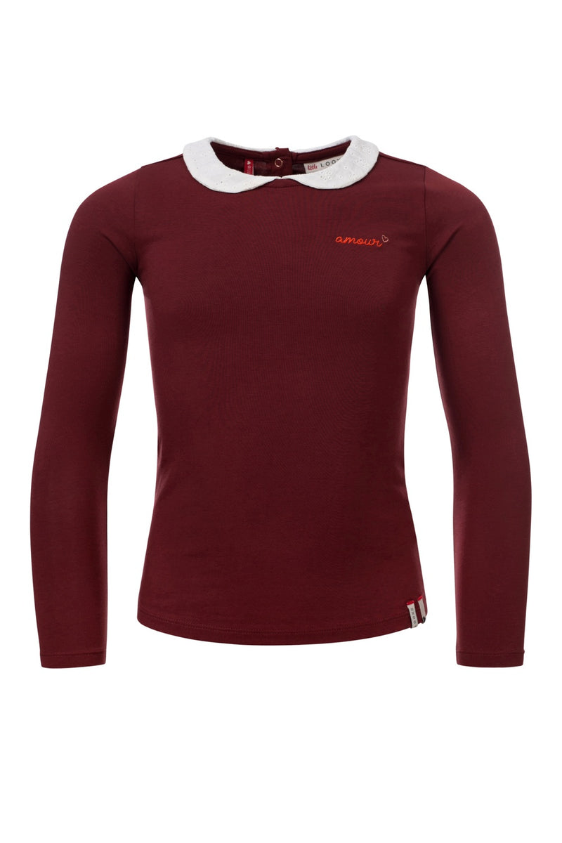 Looxs Little Little collar t-shirt l.