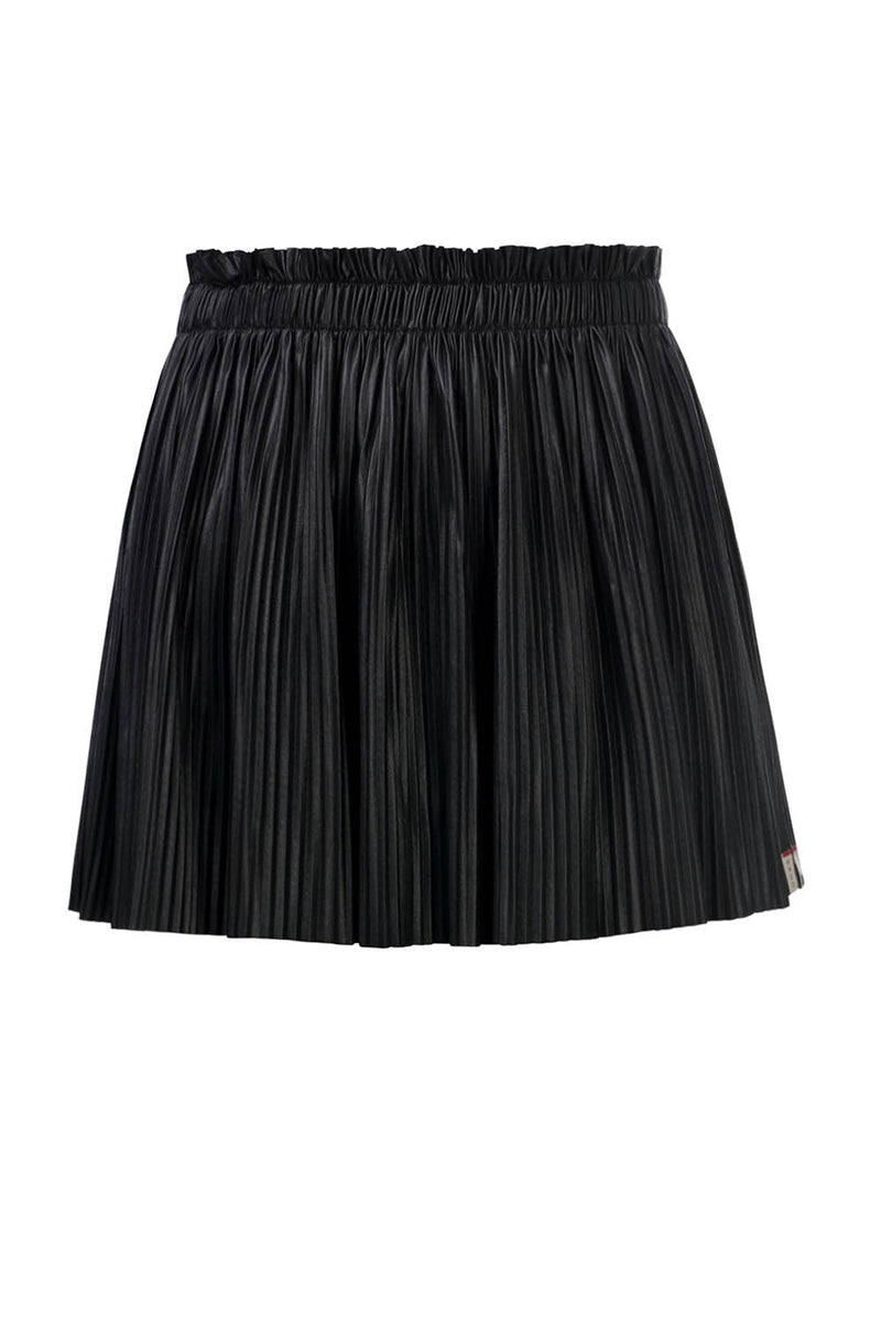 Looxs Little Little fake leather plisse skirt