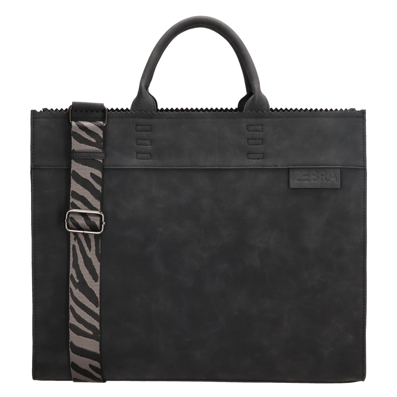 Zebra Merel Handtas - Zwart