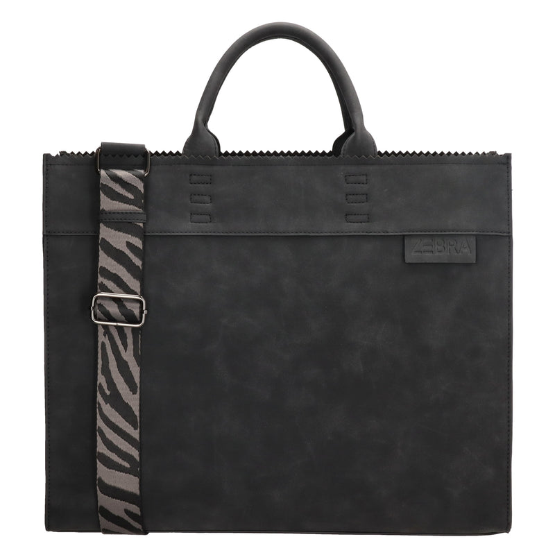 Zebra Merel Handtas - Zwart
