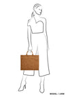 Zebra Merel Handtas - Camel