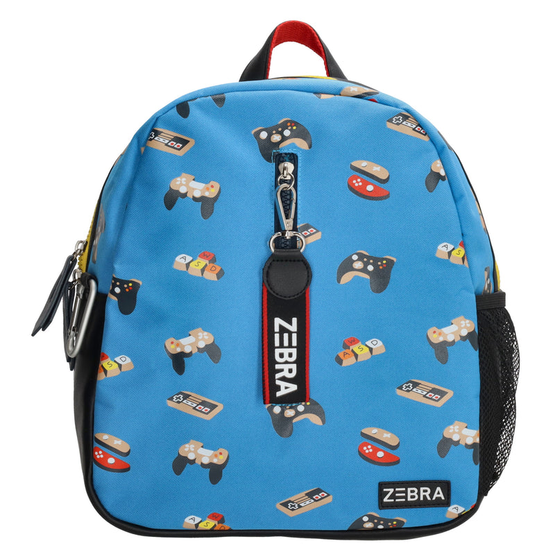 Zebra Rugzak Boys - Gaming Blue