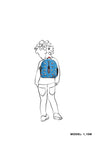 Zebra Rugzak Boys - Gaming Blue