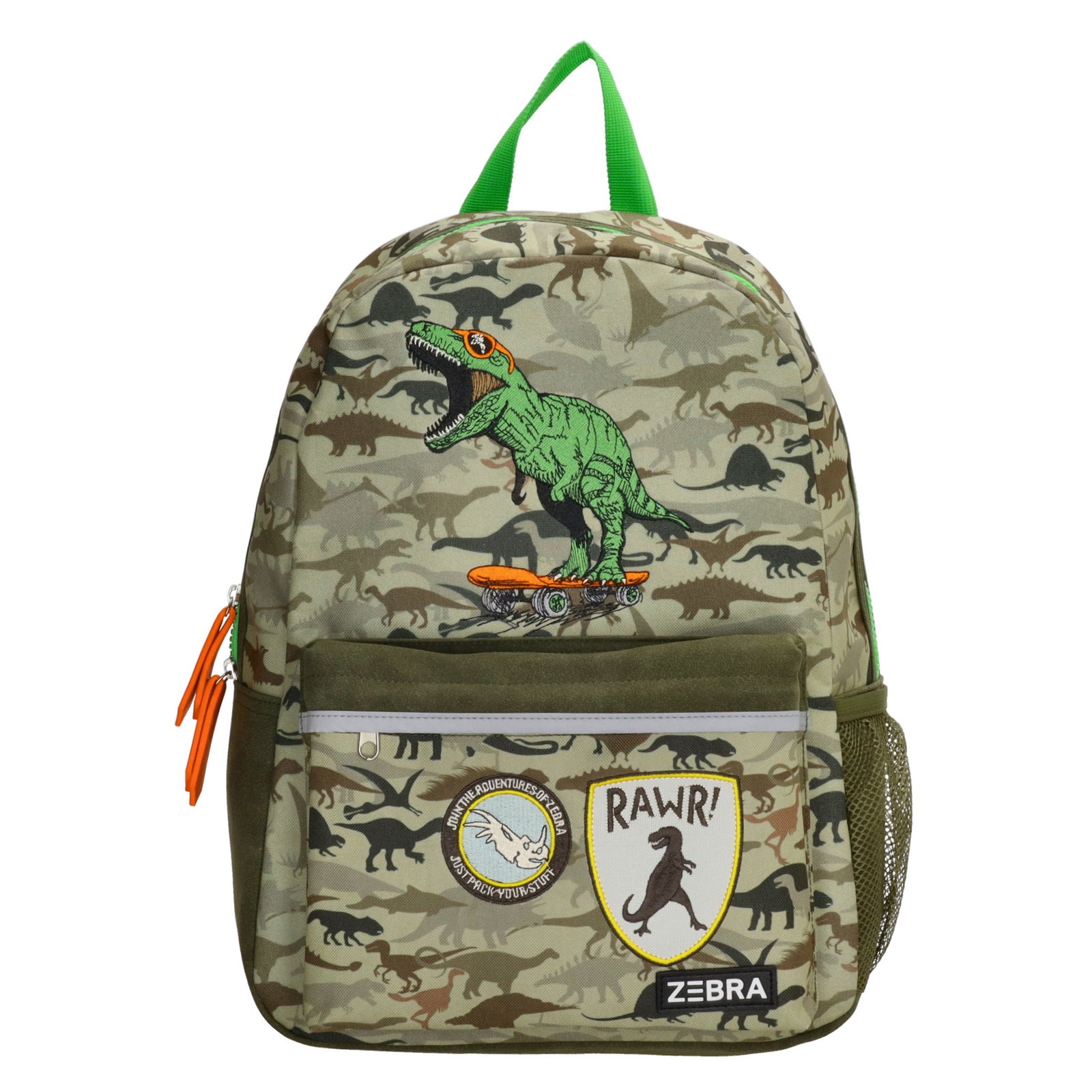 Zebra Rugzak Boys - Camouflage Dino (M)