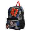 Zebra Rugzak Boys - Race badges blue (M)
