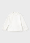 Mayoral Rib mockneck sweater