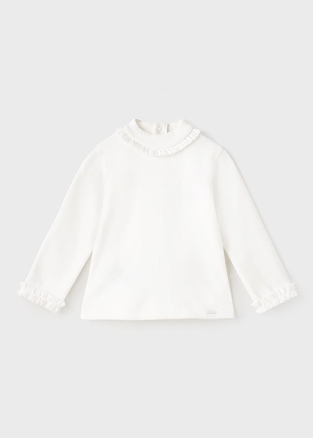 Mayoral Rib mockneck sweater