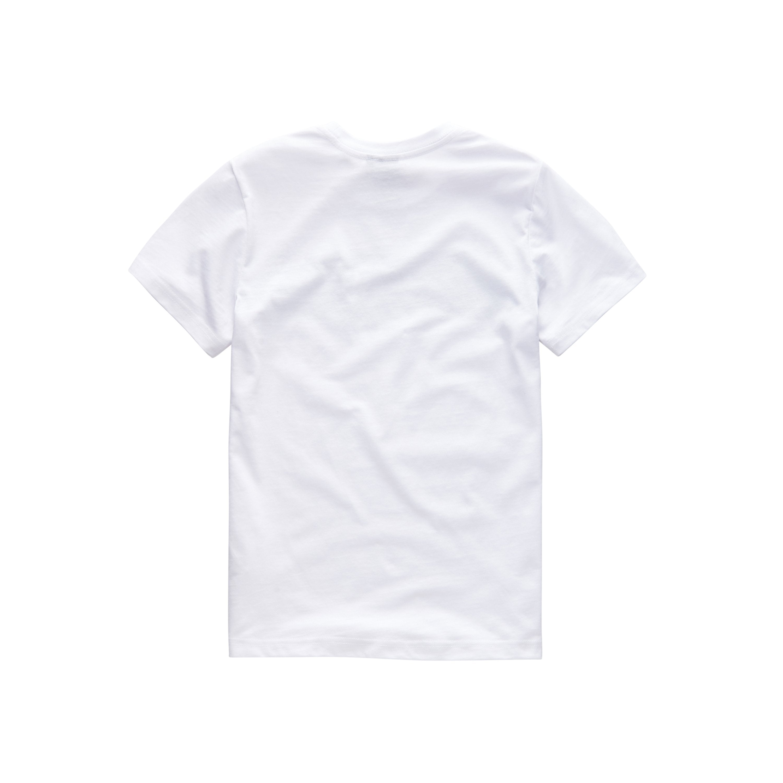 Jongens Tee Shirt van G-Star Raw in de kleur White in maat 128.