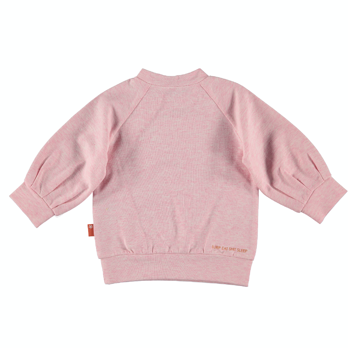 Meisjes Sweater Lovely Days Ruffles van B.E.S.S. in de kleur Pink in maat 80.