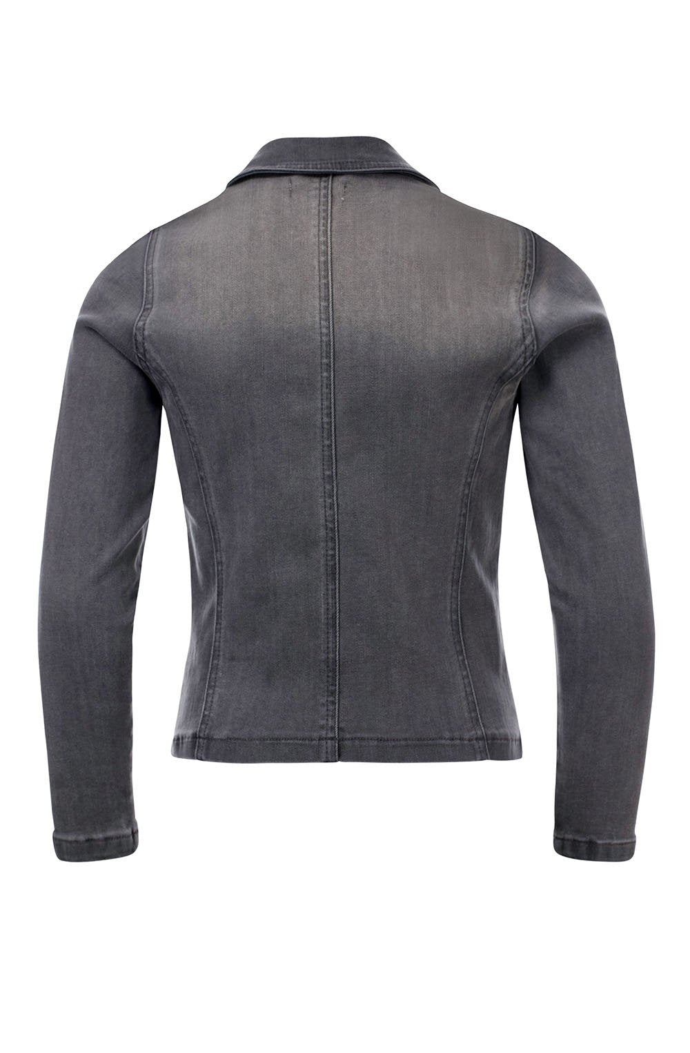 Meisjes Biker jacket soft grey van LOOXS 10sixteen in de kleur SOFT GREY in maat 176.