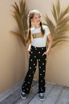 Meisjes Crinkle wide leg pants polkadot van LOOXS 10sixteen in de kleur Polkadot in maat 176.