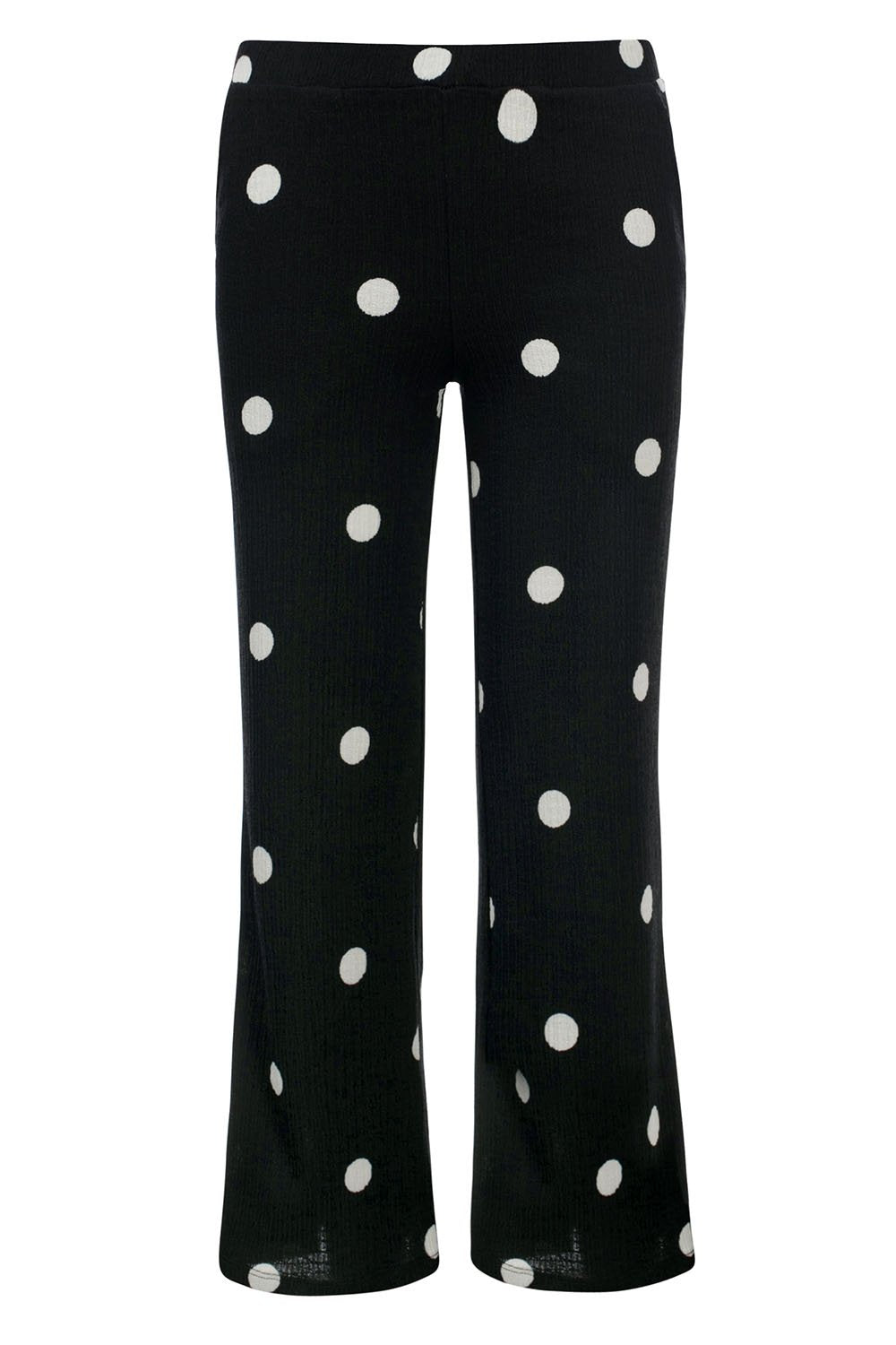LOOXS 10sixteen Crinkle wide leg pants polkadot