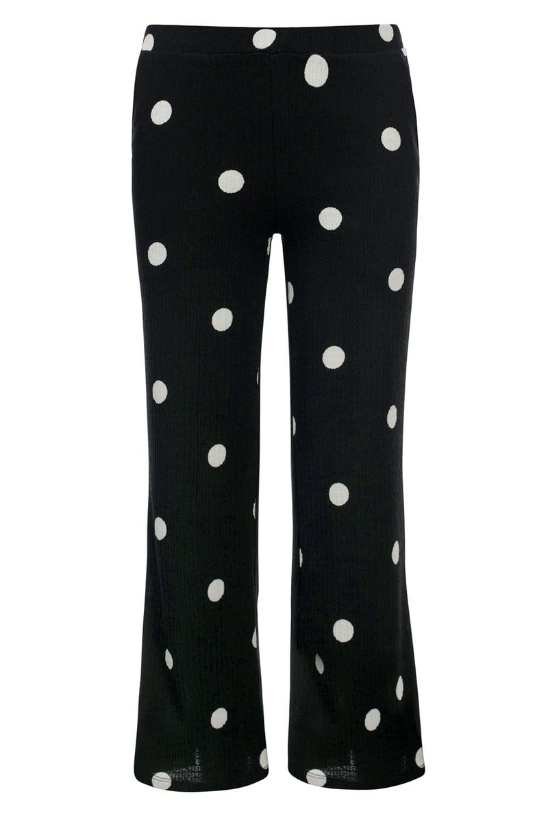 Meisjes Crinkle wide leg pants polkadot van LOOXS 10sixteen in de kleur Polkadot in maat 176.