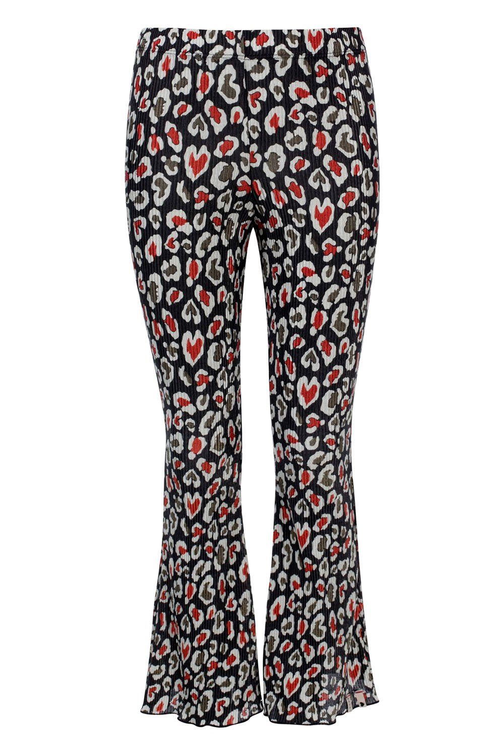 Meisjes Crinkle Flare pants van LOOXS 10sixteen in de kleur FANCY BEAST AO in maat 176.