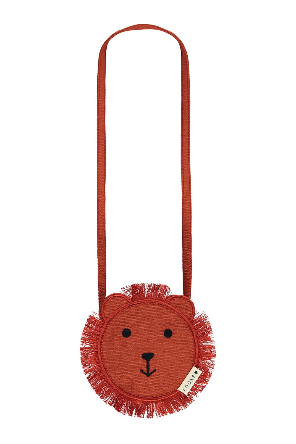 Meisjes Little bag lion van LOOXS Little in de kleur PECAN in maat ONE.