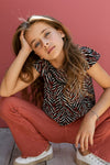 LOOXS 10sixteen Woven printed Top