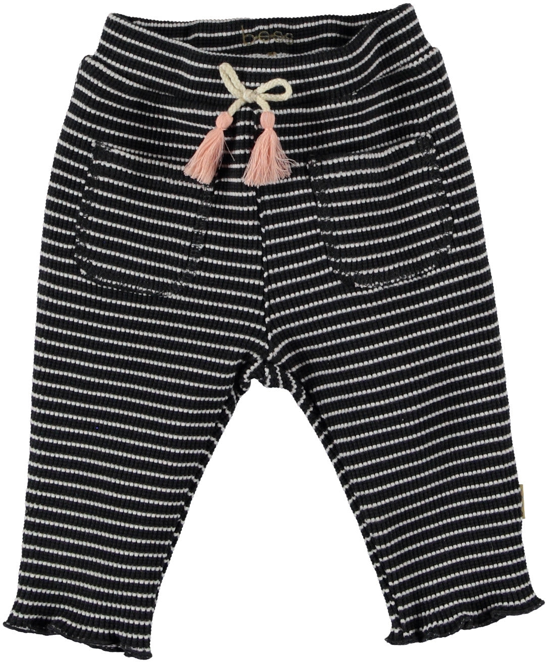 B.E.S.S. Pants Striped Bow