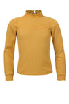 Meisjes 10Sixteen Crinkle top van LOOXS 10sixteen in de kleur Yolk yellow in maat 176.