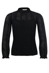 Meisjes 10Sixteen lace top van LOOXS 10sixteen in de kleur off black in maat 176.