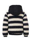 Meisjes 10Sixteen fur bomber jacket van LOOXS 10sixteen in de kleur black in maat 164.