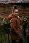 Meisjes 10Sixteen reversible parka coat van LOOXS 10sixteen in de kleur Leopard AO in maat 152.